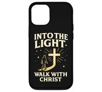 Into The Light Walk With Christ Christian Faith Cross Jesus Case for iPhone 12/12 Pro