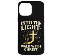 Into The Light Walk With Christ Christian Faith Cross Jesus Case for iPhone 13 Pro Max