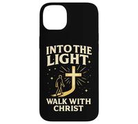 Into The Light Walk With Christ Christian Faith Cross Jesus Case for iPhone 14 Plus