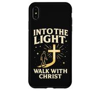 Into The Light Walk With Christ Christian Faith Cross Jesus Case for iPhone XS Max