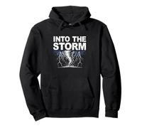 Into The Storm Tornado Chaser Lightning Hunter Meteorologist Pullover Hoodie