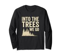 Into the Trees We Go - Vintage Adventure Long Sleeve T-Shirt