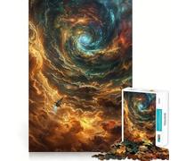Into The Vortex 1000 Piece Jigsaws for Adults Puzzle Logic Workout Precise Connection Home Play (38x52cm)