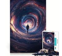 Into The Vortex Hard Jigsaw Puzzle for Adults 1000 Pieces Think Smart Serene Game Family Game Perfect Decor (50x75cm)