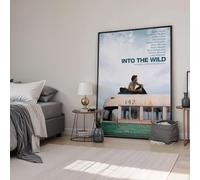 Into the Wild (2007) Framed Classic-Cult Movie Poster Print Wall Art Image Home Decor Artworks Framed Poster Different Sizes and Colours