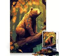 Into The Wild BearKing Adult Jigsaw Puzzles1000 Pieces Sharp Mind DownTime Game Family Pastime Art Display (38x52cm)