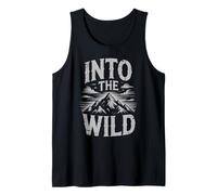 Into The Wild Mountain Nature Adventure Hiking Camping Hiker Tank Top