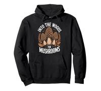 Into The Woods For Mushrooms Forager Hiking Pullover Hoodie