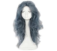 Into the Woods Witch Dark Blue Mix Cosplay Wig Women Newest Cos Wigs +Wig Cap
