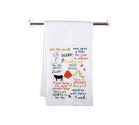 Into Woods Musical Inspired Gift Into Woods Broadway Musical Kitchen Towel Theater Musical Fans Housewarming Gift (Into-w Towel)