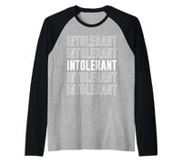 Intolerant Raglan Baseball Tee