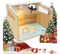 Intoo Lifes Chicken Brooder Box with Camera : 2.5K HD 5G Chicken Watching Camera, Adjustable Temperature Control Brooder Box for Small Chicks, Ducks, Quails, Idea Gift Christmas (15.7x12x12 Inches)