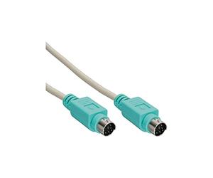 Intos Cable PS / 2 PC 99 PS / 2 Cable Male mDIN6 mDIN6 Straight Male Connector 2.0 M Green