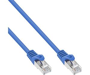 Intos InLine® Patch cable, FTP, Cat.5e, blue, 1m, InLine®