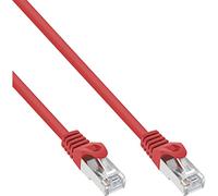 Intos InLine® Patch cord, InLine®, S-FTP, Cat. 5e, red, 0.25m