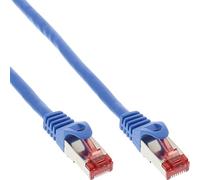 Intos InLine® Patch cord, InLine®, S-STP/PiMF, Cat. 6, blue, 15m