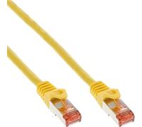 Intos InLine® Patch cord, InLine®, S-STP/PiMF, Cat. 6, yellow, 1m