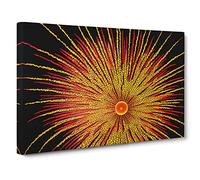 Intoxicating Fireworks Canvas Print | Gallery Wrapped 30mm Frame Wall Art | 30x20 inches | Ready to Hang | Contemporary Picture | Living Room Bedroom Lounge Office