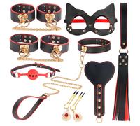 INTOYOU - Advanced BDSM Set - 8 Pieces (Black)