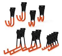 Intpro Slatwall Hooks Slatwall Accessories Utility Hooks Garage Storage Tool Organizer Large Heavy Duty Garage Panels Hooks for Ladders Bulk Items