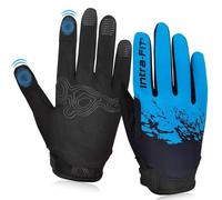 Intra-FIT Bike Cycling Gloves for Short Rides, Running Gloves, Fishing Gloves, Touch Screen, Lightweight, Stretchy, Excellent Grip, for Summer Everyday Wear