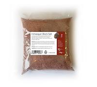 Intralabs - Black Himalayan Salt 1kg - Pure & Naturally Organic Food Grade Kala Namak Fine