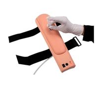 Intramuscular Injection Practice Arm Model, Wearable Injection Training Simulator with Light and Alarm Sound Prompts, High Resilience, for Nursing Students