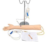 Intravenous Practice Arm Model, Phlebotomy Training Kit for Blood Drawing, Infusion Injection Arm for Nurse and Doctor Apprentices, Venipuncture Simulation