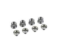 Intravis stronglight double stainless steel MTB pedal (set of 4) - screws and ch
