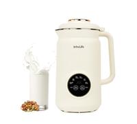 IntreLife 34oz Nut Milk Machine, 8 in 1 Soy Milk Machine with Nut Milk Bag, Herbal Milk Machine for Almond, Oats, with Delayed Start/Keep Warm