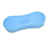 Intrepid International Magic Horse Brush, for Horse Grooming Kit w/Durable Plastic Bristles, Horse Brushes for Grooming, Light Blue