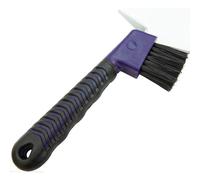Intrepid International Rubber Hoof Pick with Brush, Purple