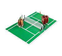 Intricate 3D Popup Tennis Theme Card for Fathers Day Celebration Greeting with Envelope Unique Gift Birthday