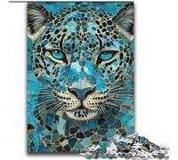 Intricate And Vibrant Leopard 2000 Piece Jigsaw Puzzles for Adults, Challenging Game And Family Play Birthday Present, Gifts, Wall Art (70x100cm)