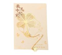 Intricate Carved Metal Bookmarks Maple Artwork Chinese Styles Book Accessory for Study Retro Hollow Metal