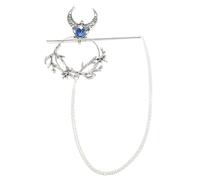 Intricate Hair Ornament Unique Hairpin With Retro Witch And Sparkling Rhinestones For Stylish Women