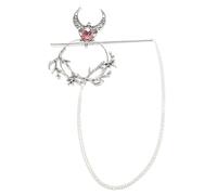 Intricate Hair Ornament Unique Hairpin With Retro Witch And Sparkling Rhinestones For Stylish Women