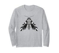 Intricate Moth Graphic Art Entomology Long Sleeve T-Shirt