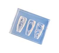 Intricate Nails Art Mold Accessory Molds Snake Theme Decorative Silicone Texture Suitable for Various Types Dark Fantasy Accessories Mold