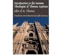 Intro Summa Theologiae Thomas Aquinas: John Of St. Thomas