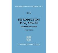 Intro to Hp Spaces 2ed: 115 (Cambridge Tracts in Mathematics, Series Number 115)