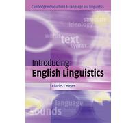 Introducing English Linguistics – Cambridge Introductions to Language and Linguistics