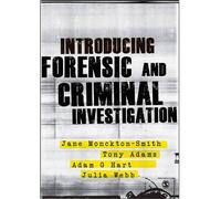 [ INTRODUCING FORENSIC AND CRIMINAL INVESTIGATION ] By Adams, Tony ( AUTHOR ) Mar-2013[ Paperback ]