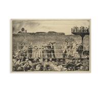 Introducing Georges Carpentier - George Bellows Vintage BoxingPrint American Sports Realism Canvas Poster Wall Art Decor Print Picture Paintings for Living Room Bedroom Decoration 24x36inch(60x90cm)