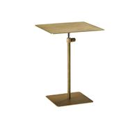 Introducing our versatile height-adjustable side table, expertly crafted from durable stainless steel for a sleek and modern look. Available in both square and round tabletops, this table se
