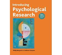 Introducing Psychological Research: Third Edition