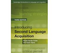 Introducing Second Language Acquisition (Cambridge Introductions to Language and Linguistics)