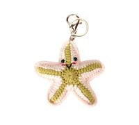 Introducing the user-friendly hand knitted marine theme keychain series, unique shape design bag charm, handmade key ring for everyday carry, フリーサイズ
