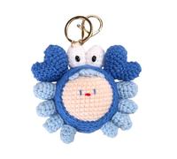 Introducing the user-friendly hand knitted marine theme keychain series, unique shape design bag charm, handmade key ring for everyday carry, フリーサイズ