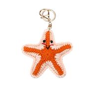Introducing the user-friendly hand knitted marine theme keychain series, unique shape design bag charm, handmade key ring for everyday carry, フリーサイズ